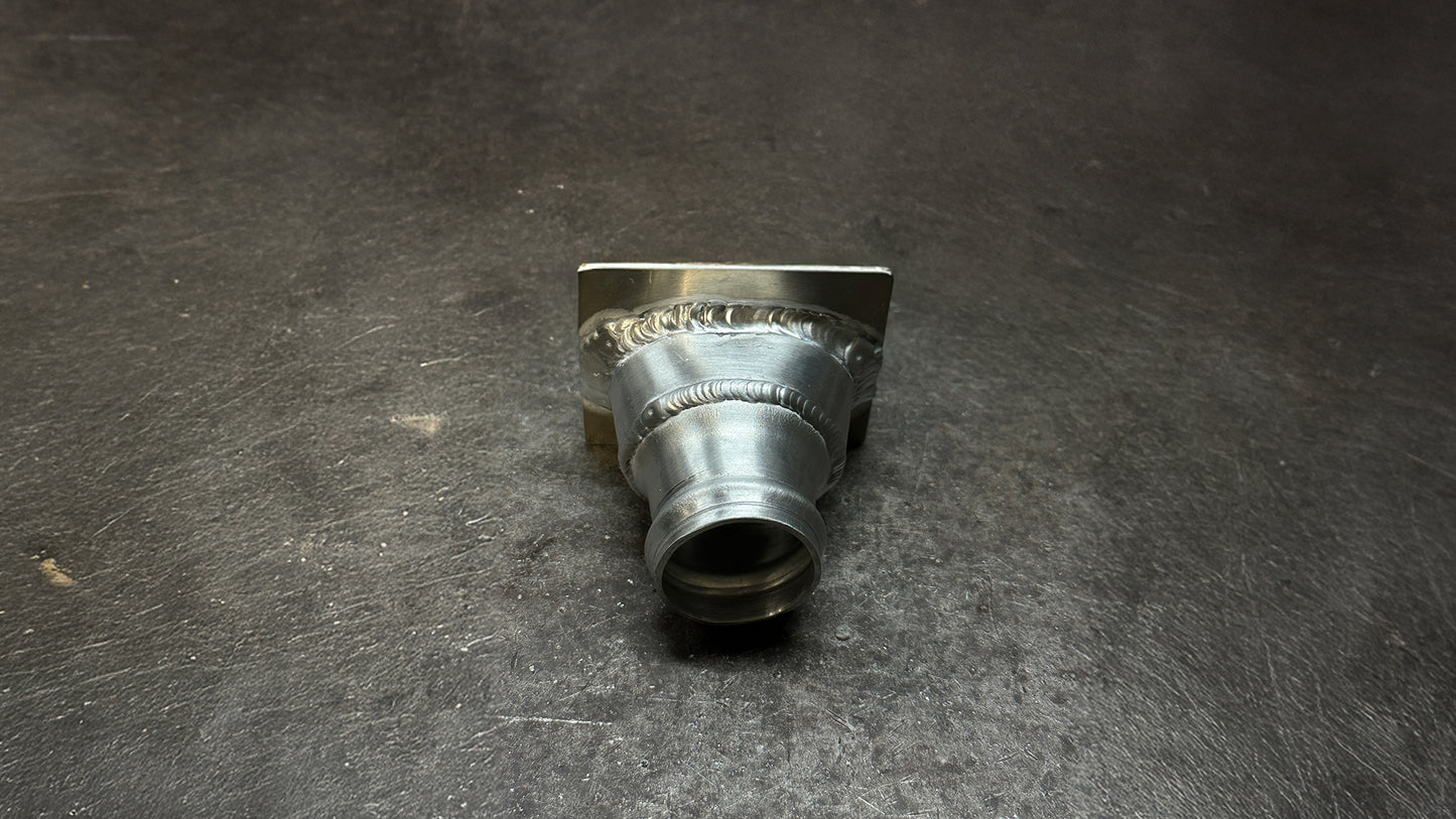 Firewall Adapter Plate (2) -12 AN to 1.5” Hose End.